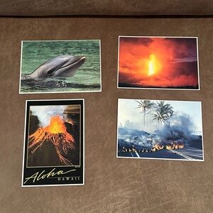4 Hawaii Postcards